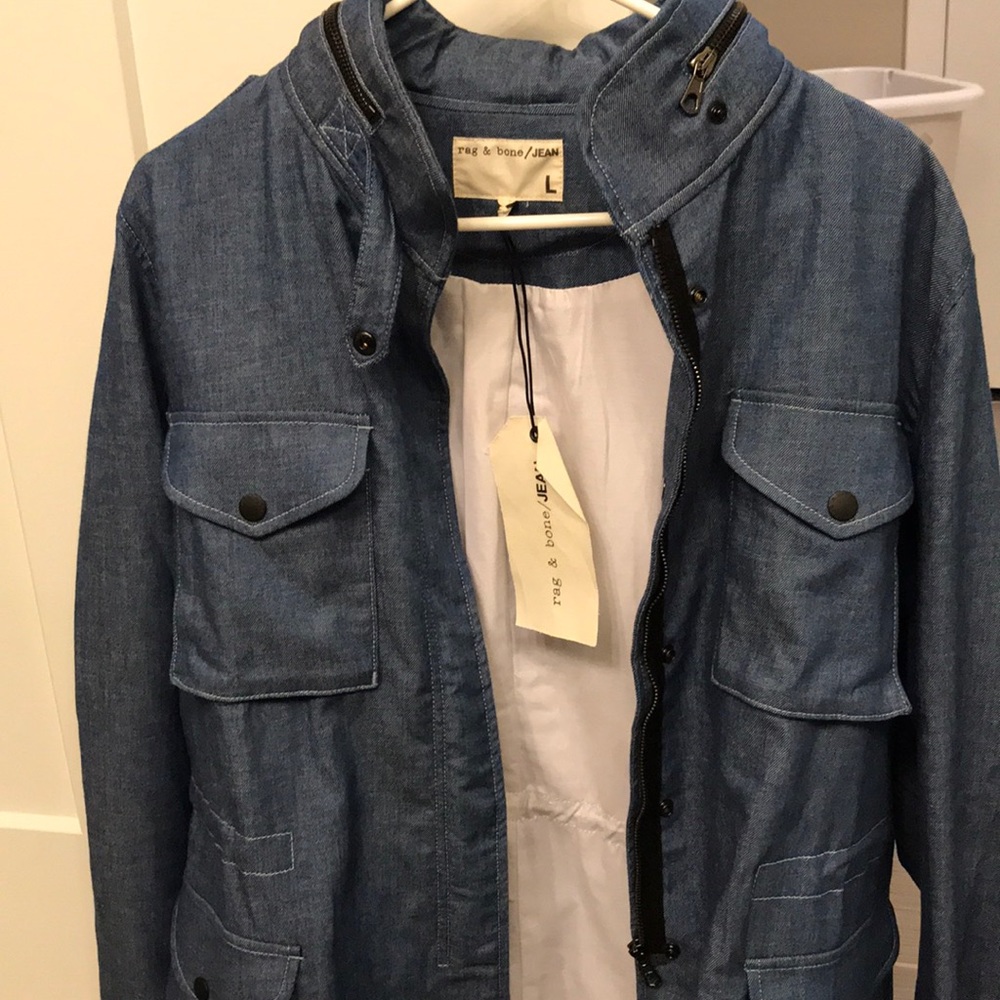 Rag & Bone Chambray Jacket, new with tag